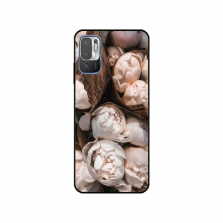 Husa personalizata tip carcasa HQPrint pentru Xiaomi Redmi 10 5G, model Flowers 6, multicolor, S1D1M0139