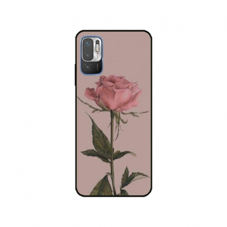 Husa personalizata tip carcasa HQPrint pentru Xiaomi Redmi 10 5G, model Flowers 8, multicolor, S1D1M0141