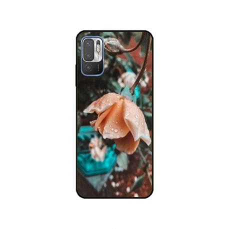 Husa personalizata tip carcasa HQPrint pentru Xiaomi Redmi 10 5G, model Flowers 10, multicolor, S1D1M0149