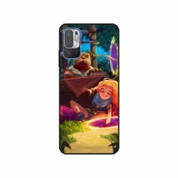 Husa personalizata tip carcasa HQPrint pentru Xiaomi Redmi 10 5G, model Tangled, multicolor, S1D1M0150