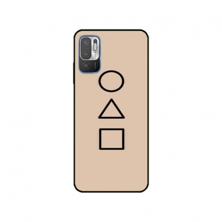 Husa personalizata tip carcasa HQPrint pentru Xiaomi Redmi 10 5G, model Squid Game 1, multicolor, S1D1M0173
