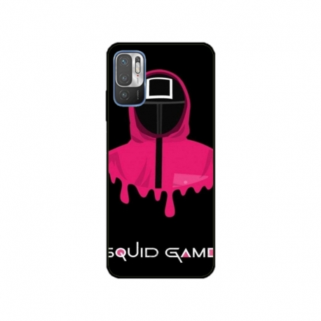 Husa personalizata tip carcasa HQPrint pentru Xiaomi Redmi 10 5G, model Squid Game 7, multicolor, S1D1M0179