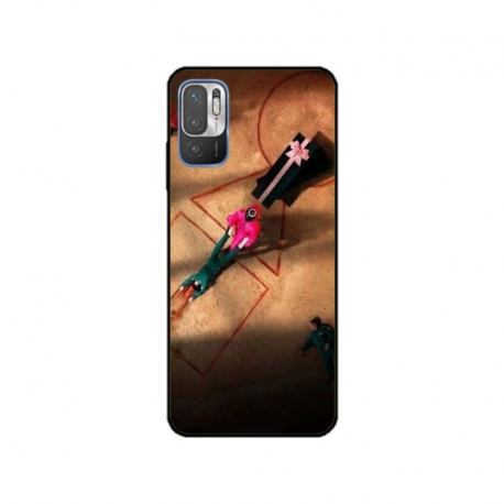 Husa personalizata tip carcasa HQPrint pentru Xiaomi Redmi 10 5G, model Squid Game 12, multicolor, S1D1M0184