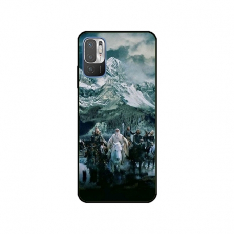Husa personalizata tip carcasa HQPrint pentru Xiaomi Redmi 10 5G, model Lord of the Rings 1, multicolor, S1D1M0189