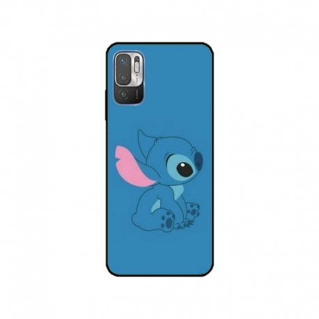Husa personalizata tip carcasa HQPrint pentru Xiaomi Redmi 10 5G, model Blue Stich, multicolor, S1D1M0192