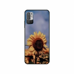 Husa personalizata tip carcasa HQPrint pentru Xiaomi Redmi 10 5G, model Sunflower 1, multicolor, S1D1M0193