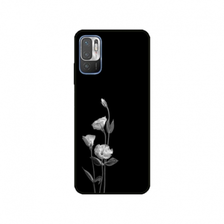 Husa personalizata tip carcasa HQPrint pentru Xiaomi Redmi 10 5G, model Abstract Flowers, multicolor, S1D1M0216