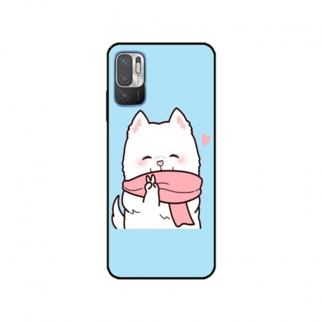 Husa personalizata tip carcasa HQPrint pentru Xiaomi Redmi 10 5G, model Cute Puppy, multicolor, S1D1M0232