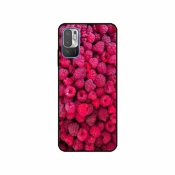 Husa personalizata tip carcasa HQPrint pentru Xiaomi Redmi 10 5G, model Zmeura, multicolor, S1D1M0234