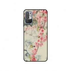 Husa personalizata tip carcasa HQPrint pentru Xiaomi Redmi 10 5G, model Flowers 18, multicolor, S1D1M0245