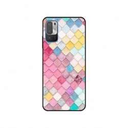 Husa personalizata tip carcasa HQPrint pentru Xiaomi Redmi 10 5G, model Color Scales, multicolor, S1D1M0258