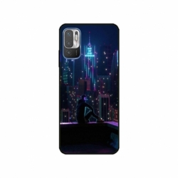 Husa personalizata tip carcasa HQPrint pentru Xiaomi Redmi 10 5G, model Neon City, multicolor, S1D1M0260