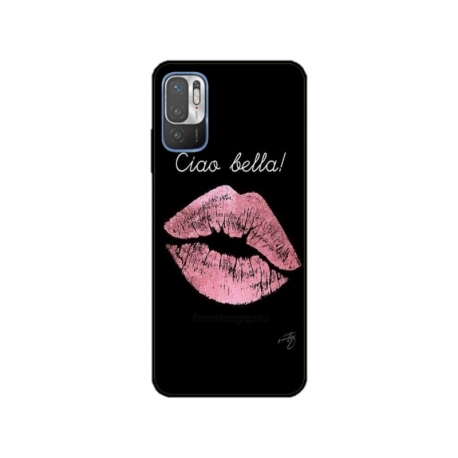 Husa personalizata tip carcasa HQPrint pentru Xiaomi Redmi 10 5G, model Ciao Bella, multicolor, S1D1M0261
