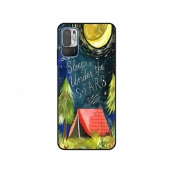 Husa personalizata tip carcasa HQPrint pentru Xiaomi Redmi 10 5G, model Lets sleep under the STARS, multicolor, S1D1M0268