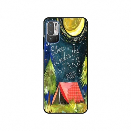 Husa personalizata tip carcasa HQPrint pentru Xiaomi Redmi 10 5G, model Lets sleep under the STARS, multicolor, S1D1M0268