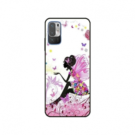 Husa personalizata tip carcasa HQPrint pentru Xiaomi Redmi 10 5G, model Fairy, multicolor, S1D1M0276