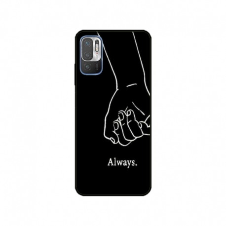Husa personalizata tip carcasa HQPrint pentru Xiaomi Redmi 10 5G, model Always and Forever 1, multicolor, S1D1M0279