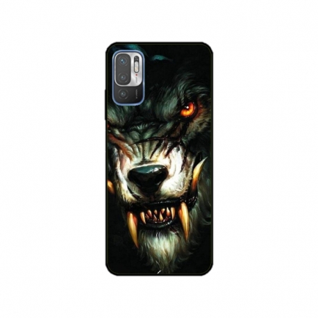 Husa personalizata tip carcasa HQPrint pentru Xiaomi Redmi 10 5G, model Wolf, multicolor, S1D1M0286