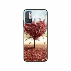 Husa personalizata tip carcasa HQPrint pentru Xiaomi Redmi 10 5G, model Heart Tree, multicolor, S1D1M0293