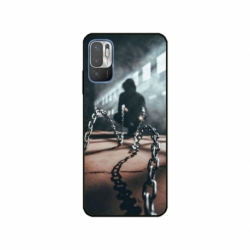 Husa personalizata tip carcasa HQPrint pentru Xiaomi Redmi 10 5G, model Chain Man, multicolor, S1D1M0296