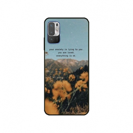 Husa personalizata tip carcasa HQPrint pentru Xiaomi Redmi 10 5G, model Quote 1, multicolor, S1D1M0306