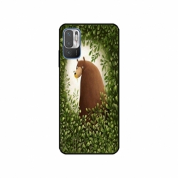 Husa personalizata tip carcasa HQPrint pentru Xiaomi Redmi 10 5G, model Bear, multicolor, S1D1M0312