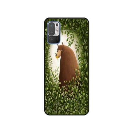 Husa personalizata tip carcasa HQPrint pentru Xiaomi Redmi 10 5G, model Bear, multicolor, S1D1M0312
