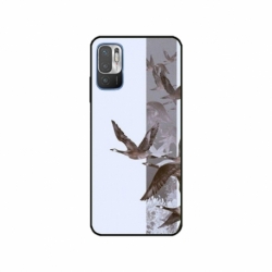 Husa personalizata tip carcasa HQPrint pentru Xiaomi Redmi 10 5G, model Birds, multicolor, S1D1M0314