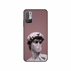 Husa personalizata tip carcasa HQPrint pentru Xiaomi Redmi 10 5G, model Bubble Gum Statue, multicolor, S1D1M0317