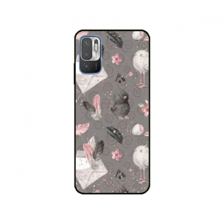 Husa personalizata tip carcasa HQPrint pentru Xiaomi Redmi 10 5G, model Abstract 1, multicolor, S1D1M0321