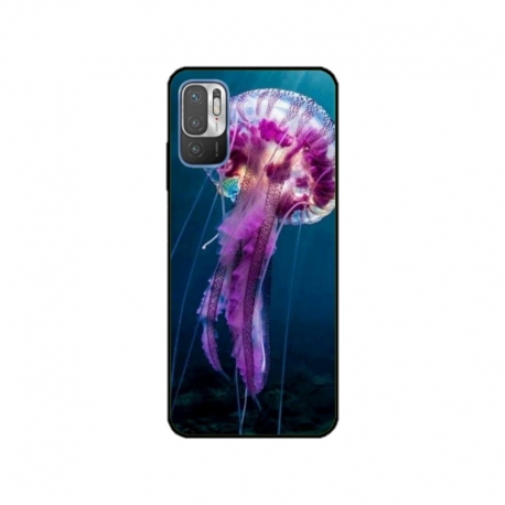 Husa personalizata tip carcasa HQPrint pentru Xiaomi Redmi 10 5G, model Mushroom, multicolor, S1D1M0326