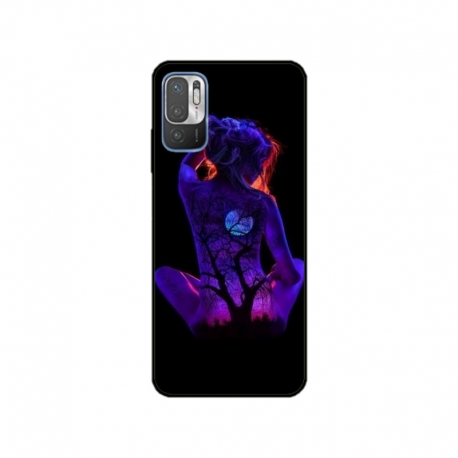 Husa personalizata tip carcasa HQPrint pentru Xiaomi Redmi 10 5G, model Colorful 8, multicolor, S1D1M0329