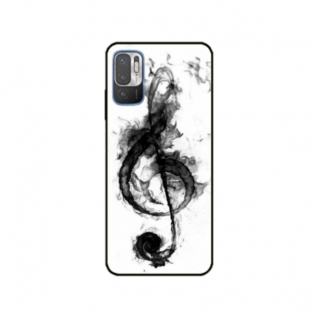 Husa personalizata tip carcasa HQPrint pentru Xiaomi Redmi 10 5G, model Song Notes, multicolor, S1D1M0357