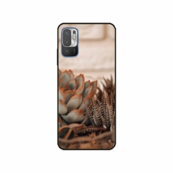 Husa personalizata tip carcasa HQPrint pentru Xiaomi Redmi 10 5G, model Flowers 21, multicolor, S1D1M0358