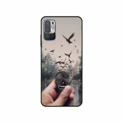 Husa personalizata tip carcasa HQPrint pentru Xiaomi Redmi 10 5G, model Time Flies 2, multicolor, S1D1M0365