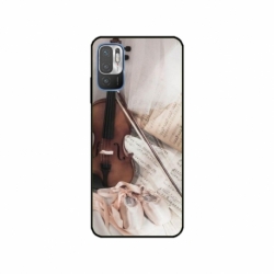 Husa personalizata tip carcasa HQPrint pentru Xiaomi Redmi 10 5G, model Violon, multicolor, S1D1M0371