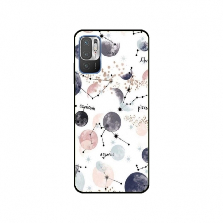 Husa personalizata tip carcasa HQPrint pentru Xiaomi Redmi 10 5G, model Abstract 6, multicolor, S1D1M0372