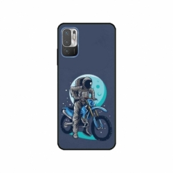 Husa personalizata tip carcasa HQPrint pentru Xiaomi Redmi 10 5G, model Biker Astronaout, multicolor, S1D1M0375
