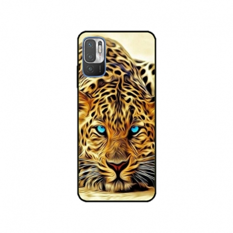 Husa personalizata tip carcasa HQPrint pentru Xiaomi Redmi 10 5G, model Cheetah, multicolor, S1D1M0382