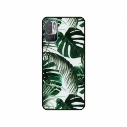 Husa personalizata tip carcasa HQPrint pentru Xiaomi Redmi 10 Prime Plus 5G, model Leaf Design 3, multicolor, S1D1M0088