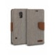 Husa SAMSUNG Galaxy S5 - Canvas Book (Gri)