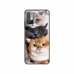 Husa personalizata tip carcasa HQPrint pentru Xiaomi Redmi 10 Prime Plus 5G, model Cats, multicolor, S1D1M0116