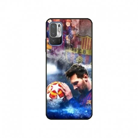 Husa personalizata tip carcasa HQPrint pentru Xiaomi Redmi 10 Prime Plus 5G, model Messi 1, multicolor, S1D1M0122