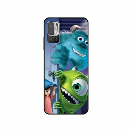 Husa personalizata tip carcasa HQPrint pentru Xiaomi Redmi 10 Prime Plus 5G, model Monster INC, multicolor, S1D1M0127