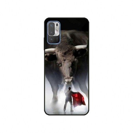 Husa personalizata tip carcasa HQPrint pentru Xiaomi Redmi 10 Prime Plus 5G, model Bull, multicolor, S1D1M0205