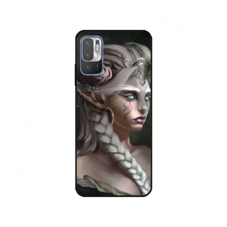 Husa personalizata tip carcasa HQPrint pentru Xiaomi Redmi 10 Prime Plus 5G, model Alien Queen, multicolor, S1D1M0308