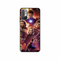 Husa personalizata tip carcasa HQPrint pentru Xiaomi Redmi Note 11e, model Avengers Inifinity War, multicolor, S1D1M0010