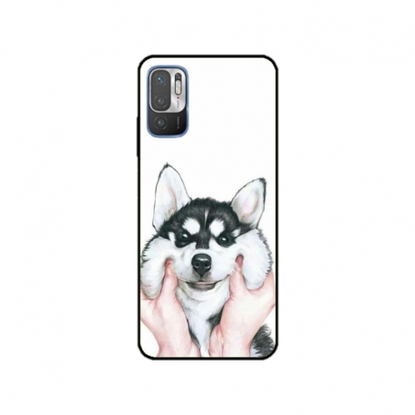 Husa personalizata tip carcasa HQPrint pentru Xiaomi Redmi Note 11e, model Fluffy Dog, multicolor, S1D1M0033