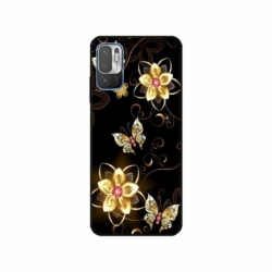 Husa personalizata tip carcasa HQPrint pentru Xiaomi Redmi Note 11e, model Butterfly 5, multicolor, S1D1M0042