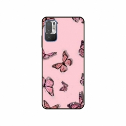 Husa personalizata tip carcasa HQPrint pentru Xiaomi Redmi Note 11e, model Butterfly 7, multicolor, S1D1M0076